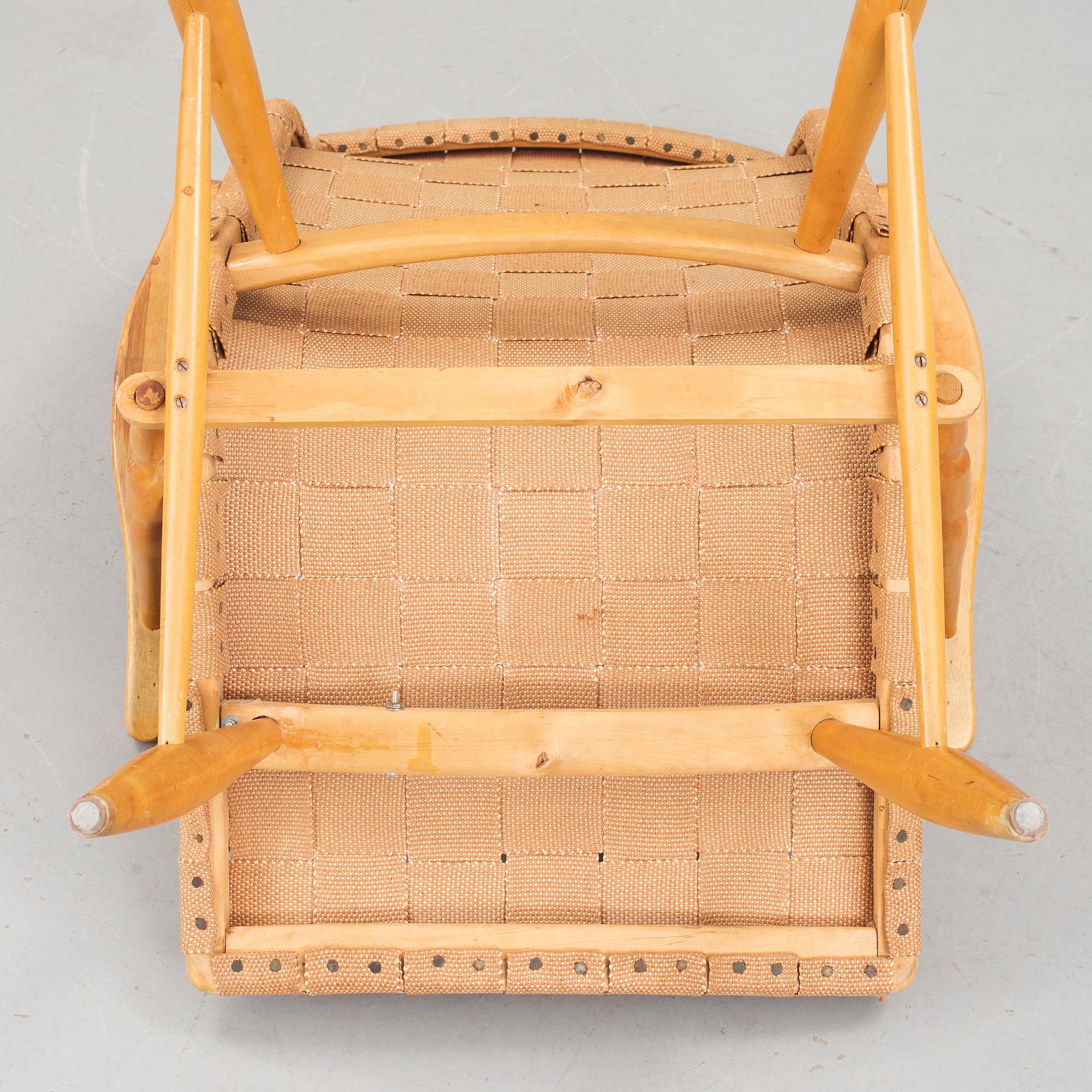 FÅTÖLJ, möjl "Anders", Yngve Ekström, 1900-talets andra hälft.