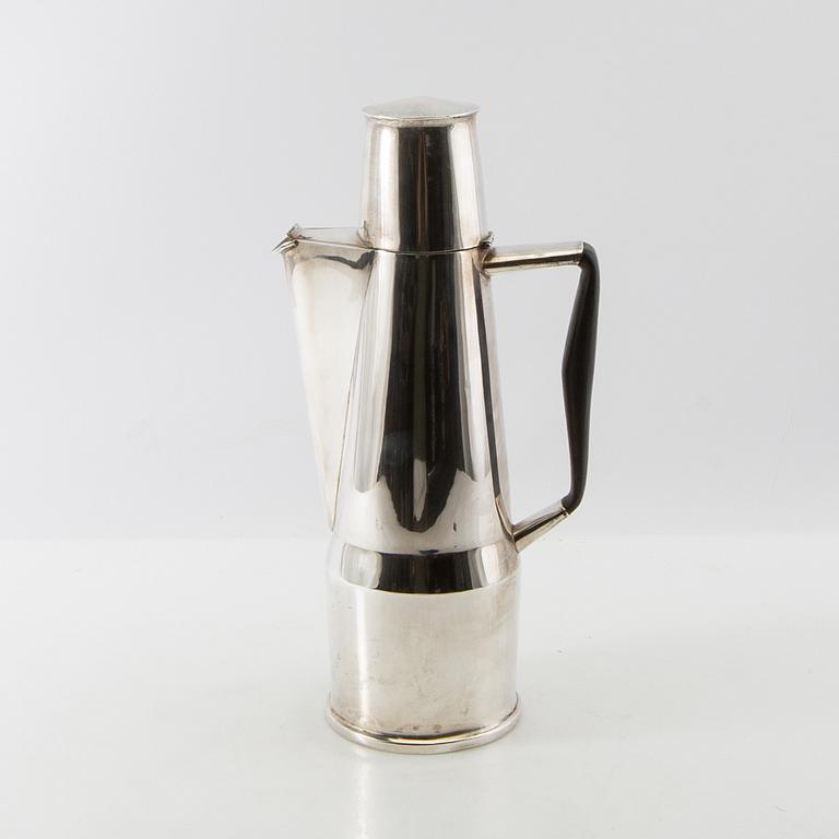 Bertil Berggren Askenström, kanna, silver, Stockholm, 1977.