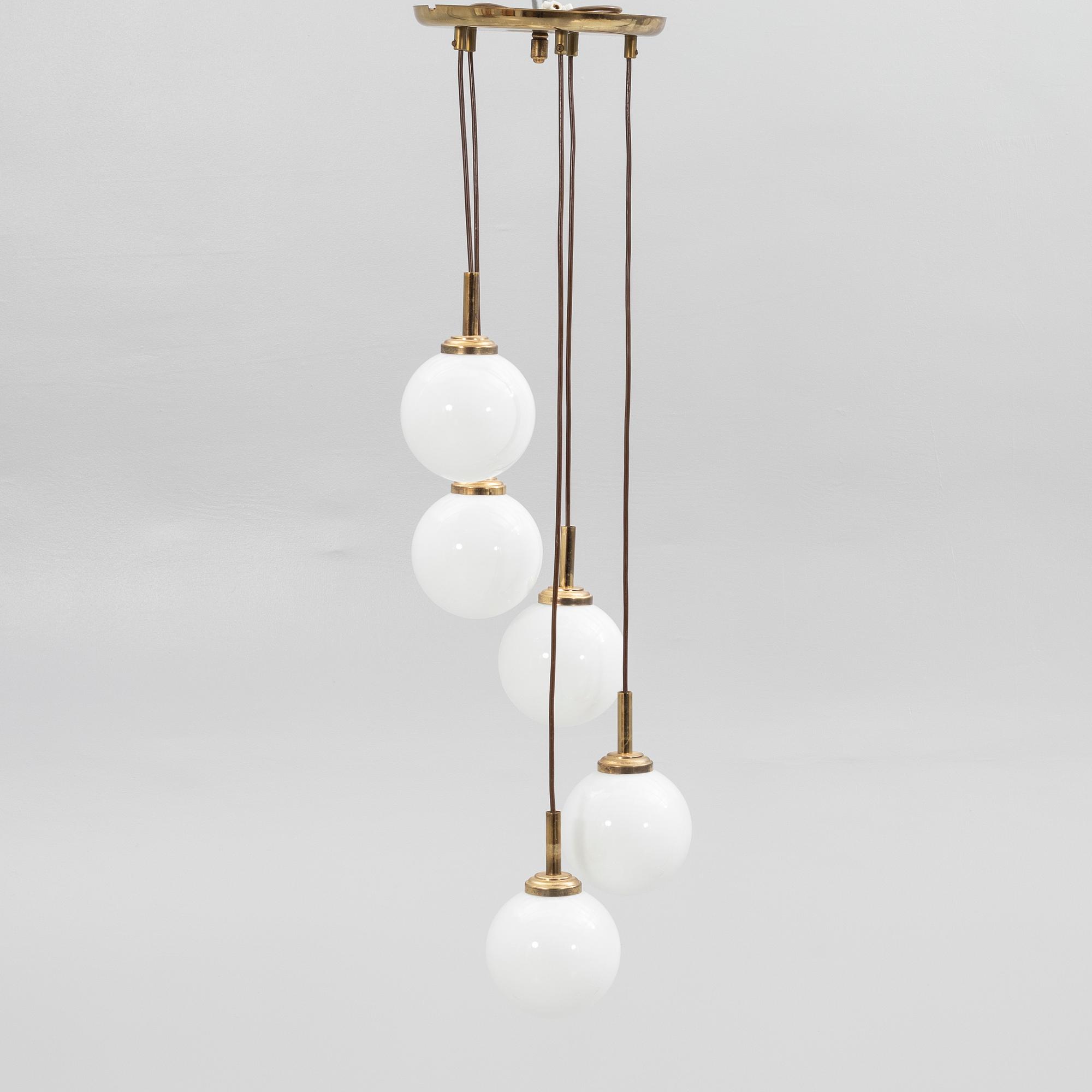 Ceiling lamp, second half of the 20th century.