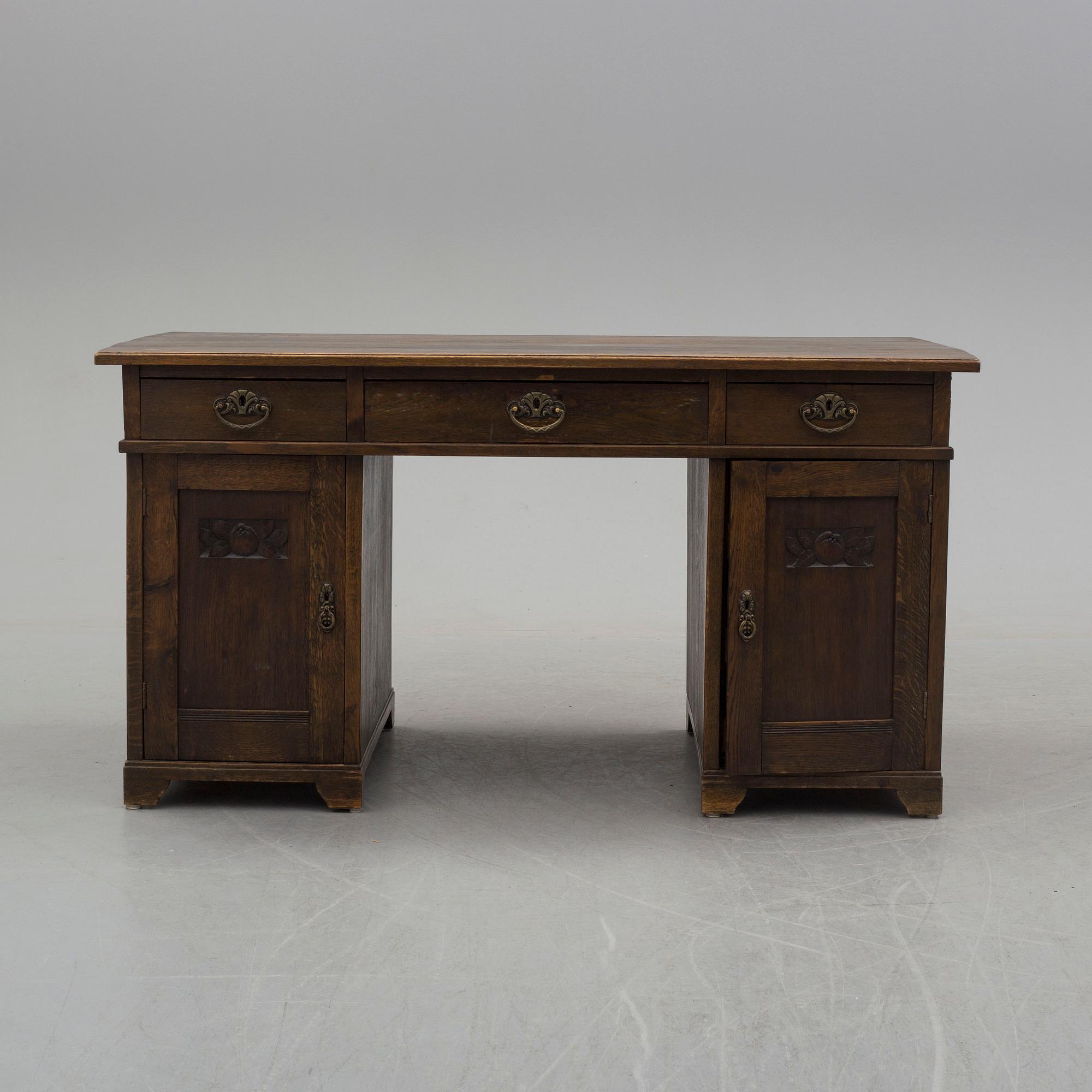 An early 20th century writing desk.