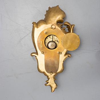 A late 19th century wall clock.