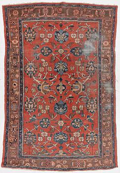 An antique Mahal carpet, West Persia, c. 390 x 267 cm.