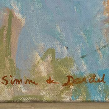 Simone de Dardel, olja på duk, signerad.