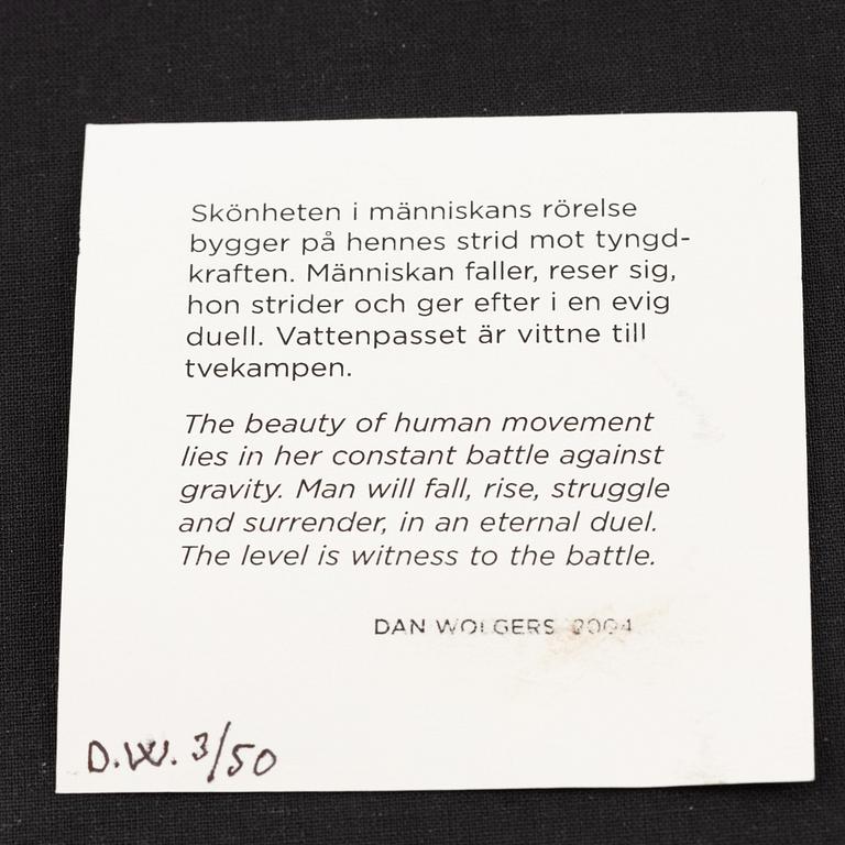 Dan Wolgers, collier med vattenpass.