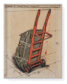 385. Christo Vladimirov Javacheff, "Package on Hand Truck (Project)".