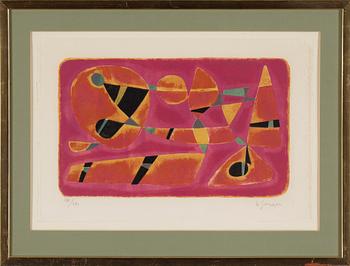 GUSTAVE SINGIER, lithograph in colours, signed 238/250.