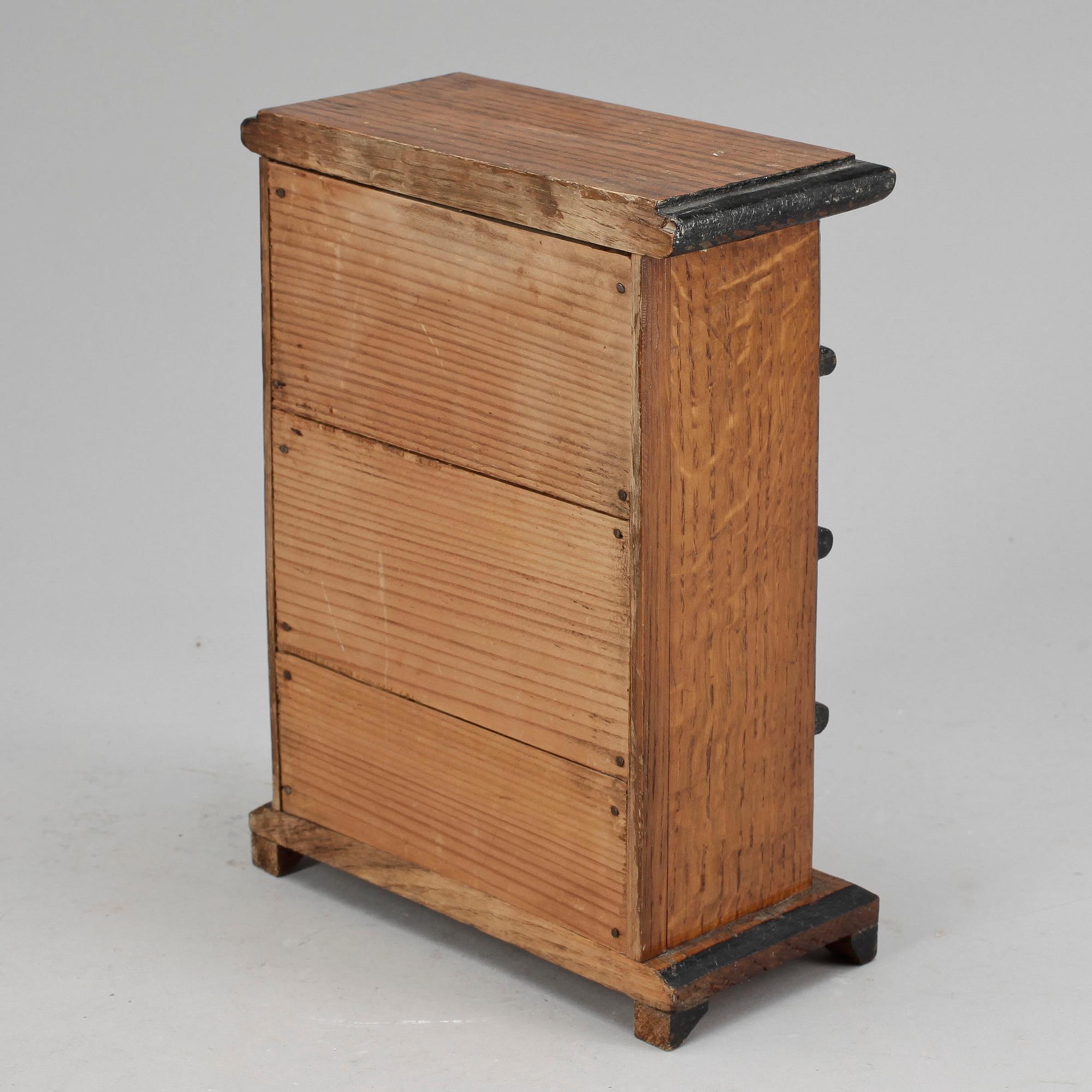 MINIATYRBYRÅ, 1800/1900-tal.