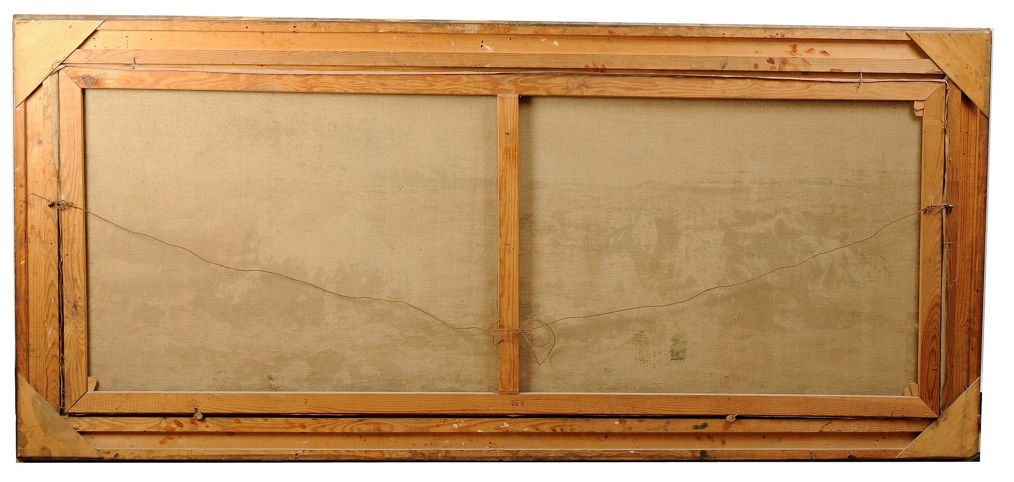 OKÄND KONSTNÄR, olja på duk, sign Wladislaw Borsiak, 1800-/1900-tal.