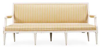 417. SOFFA. Gustavianskt stockholmsarbete, 1700-talets slut.