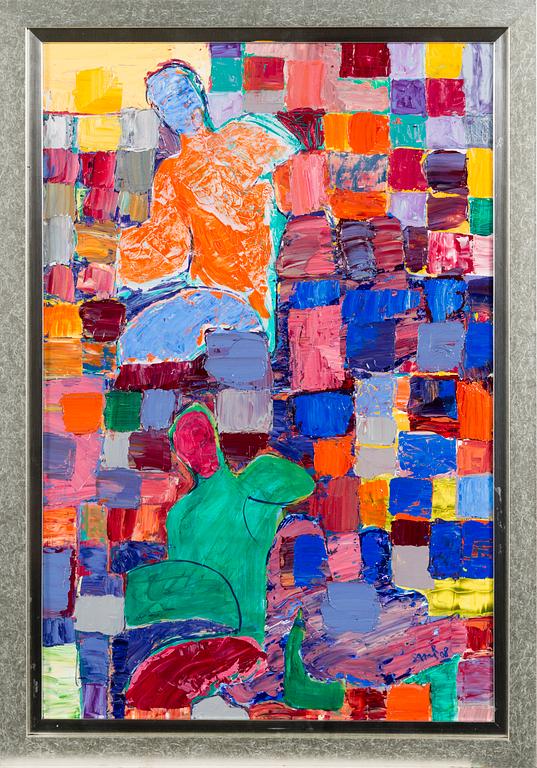 SAMI RINNE, olja på pannå, signerad och daterad 2008.