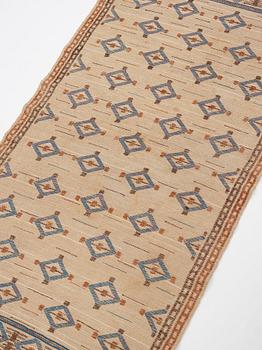 Märta Måås-Fjetterström, A textile, flat weave, ca 143-145,5 x 75,5-78 cm, signed MMF.