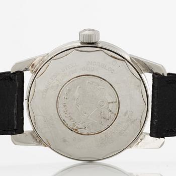 Enicar, Sherpa Date, "Sherpa 600", wristwatch, 34.5 mm.