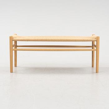 An oak bench by Jorgen Baekmark, FDB.