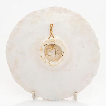 Birger Kaipiainen, väggrelief, stengods, signerad BK.