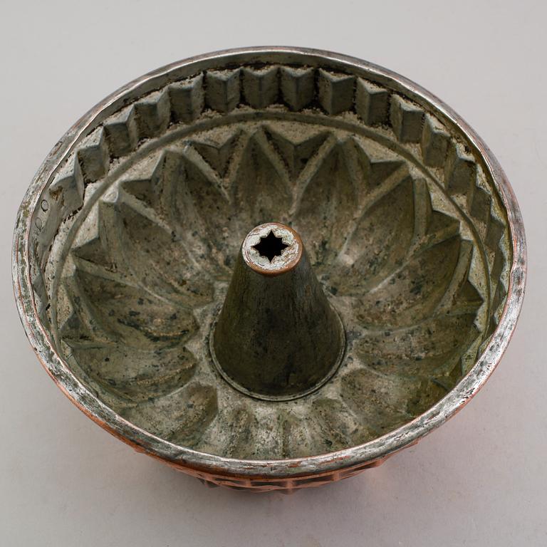 ALADÅBFORM, koppar, 1800-tal.