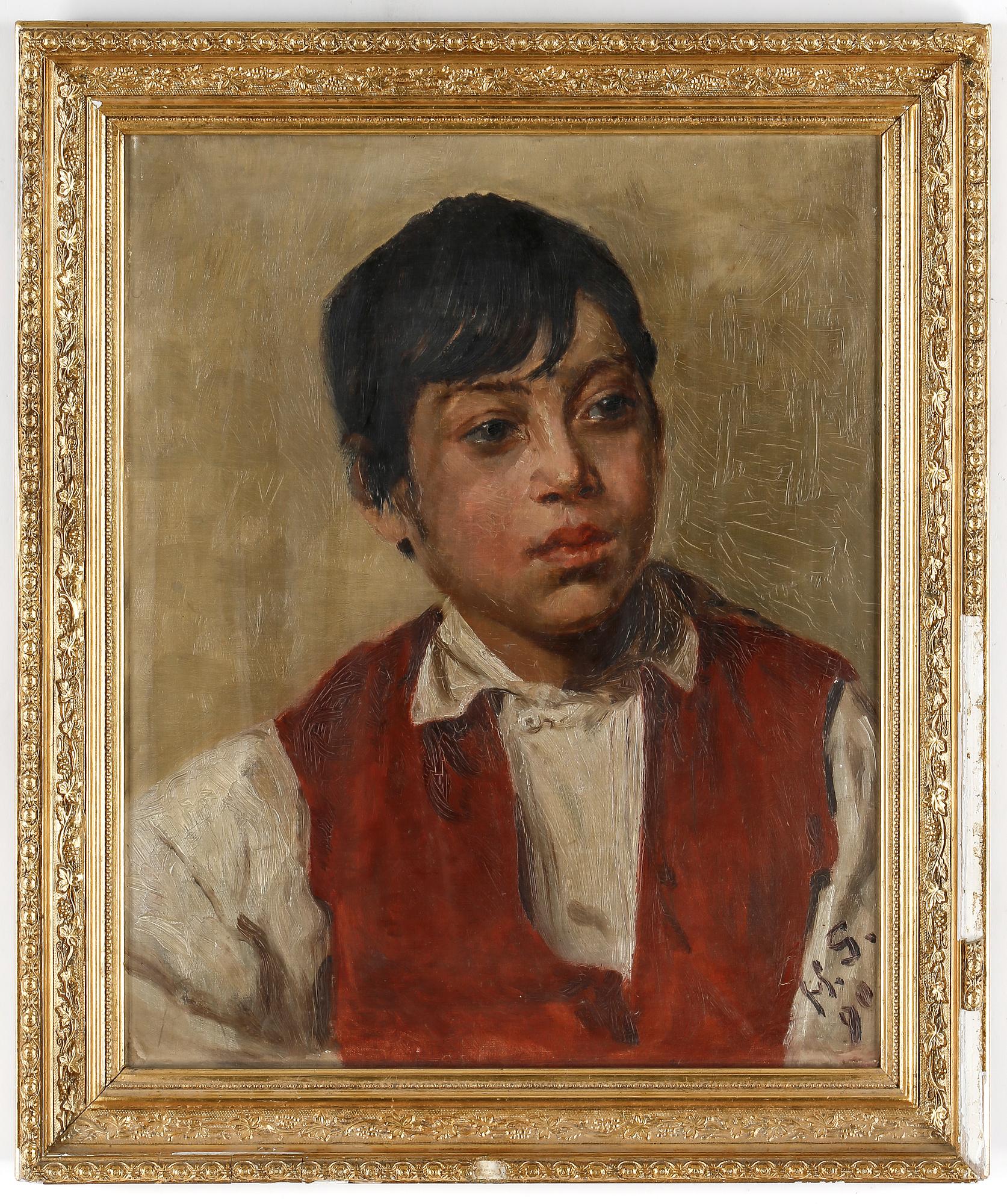 OKÄND KONSTNÄR, olja på duk, bär signatur och daterad -90.