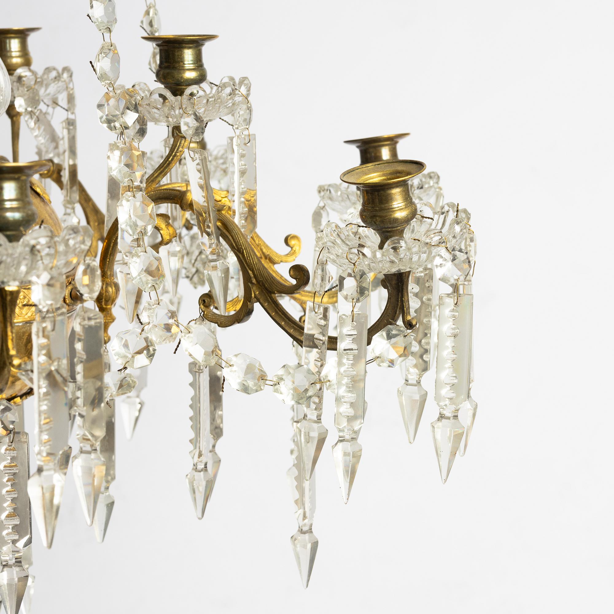 Chandelier, late 19th-century, Oscar II period.