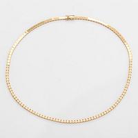 Collier, rivieré, 18K guld med briljantslipade diamanter. Corvino, Italien.