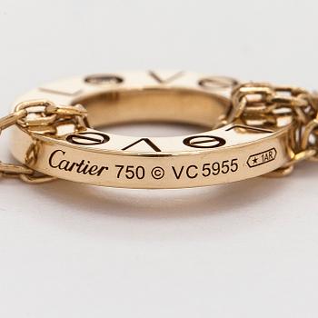 Cartier, halsband, "Love", 18K guld och briljantslipade diamanter.