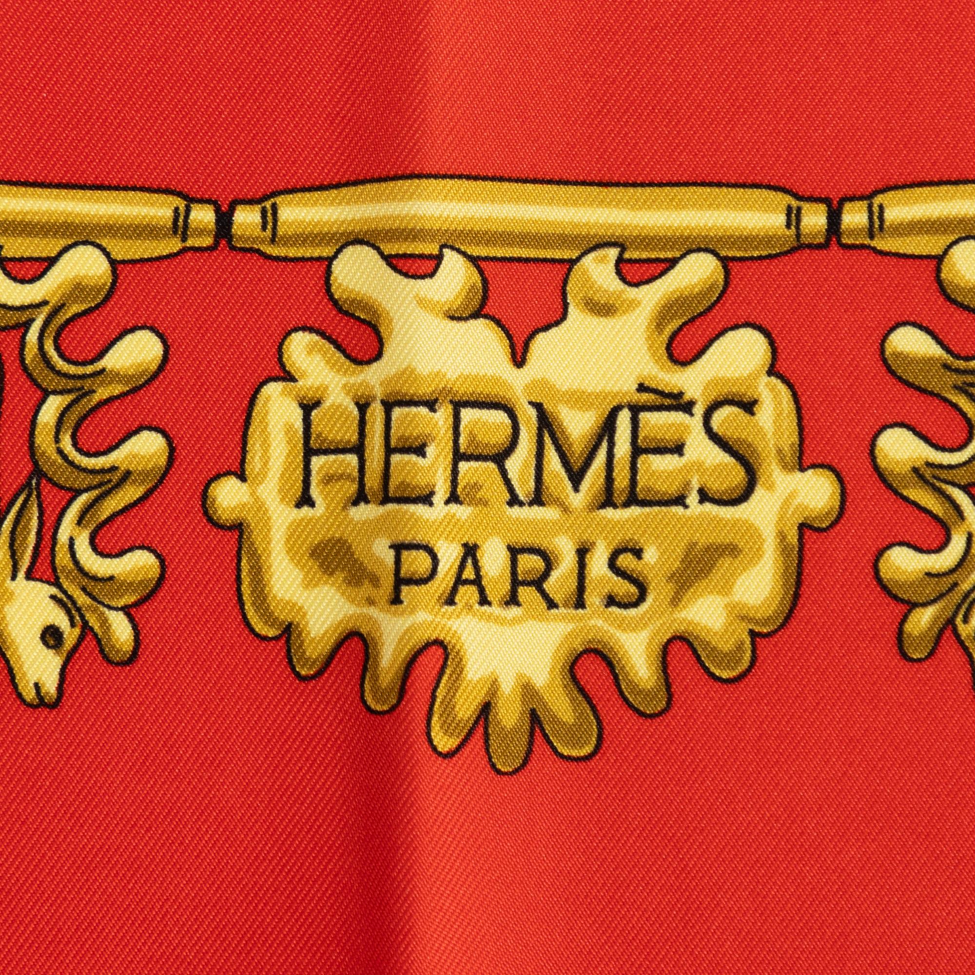 Hermès, scarf, "The Golden Riders".