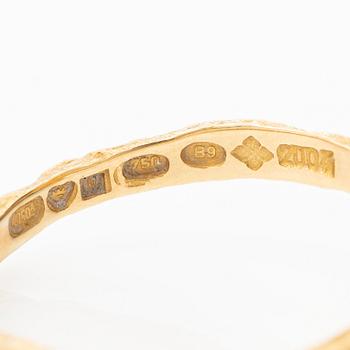 Björn Weckström, ring, "Pearlflower", Fyrklövern Lapponia, Finland, 2003.
