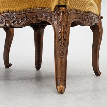 A pair of chairs, Louis XV, France, 18th century.