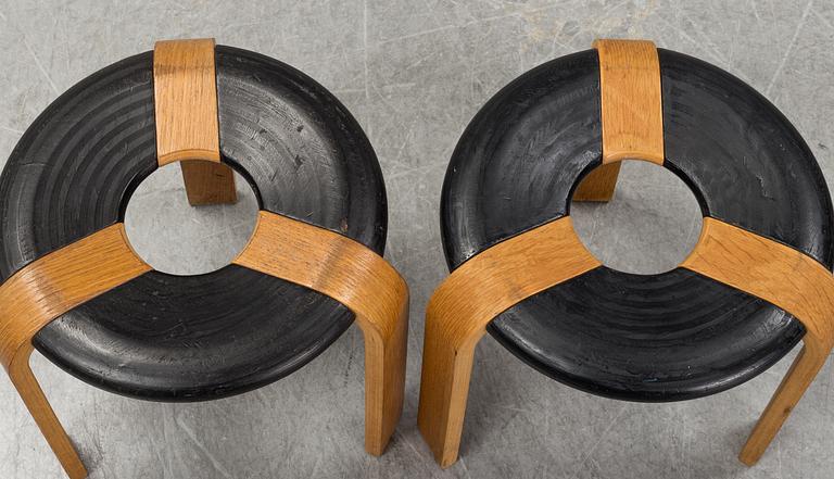 A pair of stools by Johnny Sörensen, Rud International.