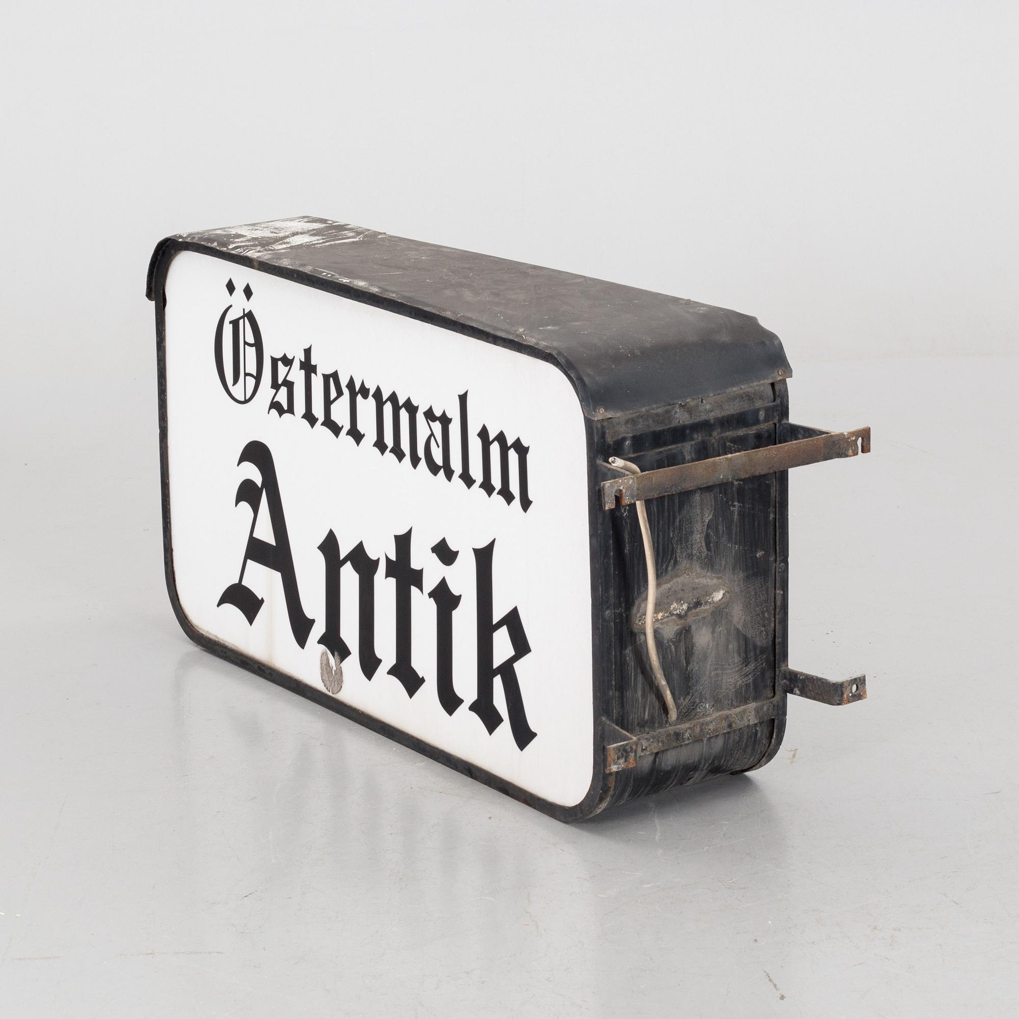 SKYLT / BUTIKSSKYLT, 1960-60-TAL.