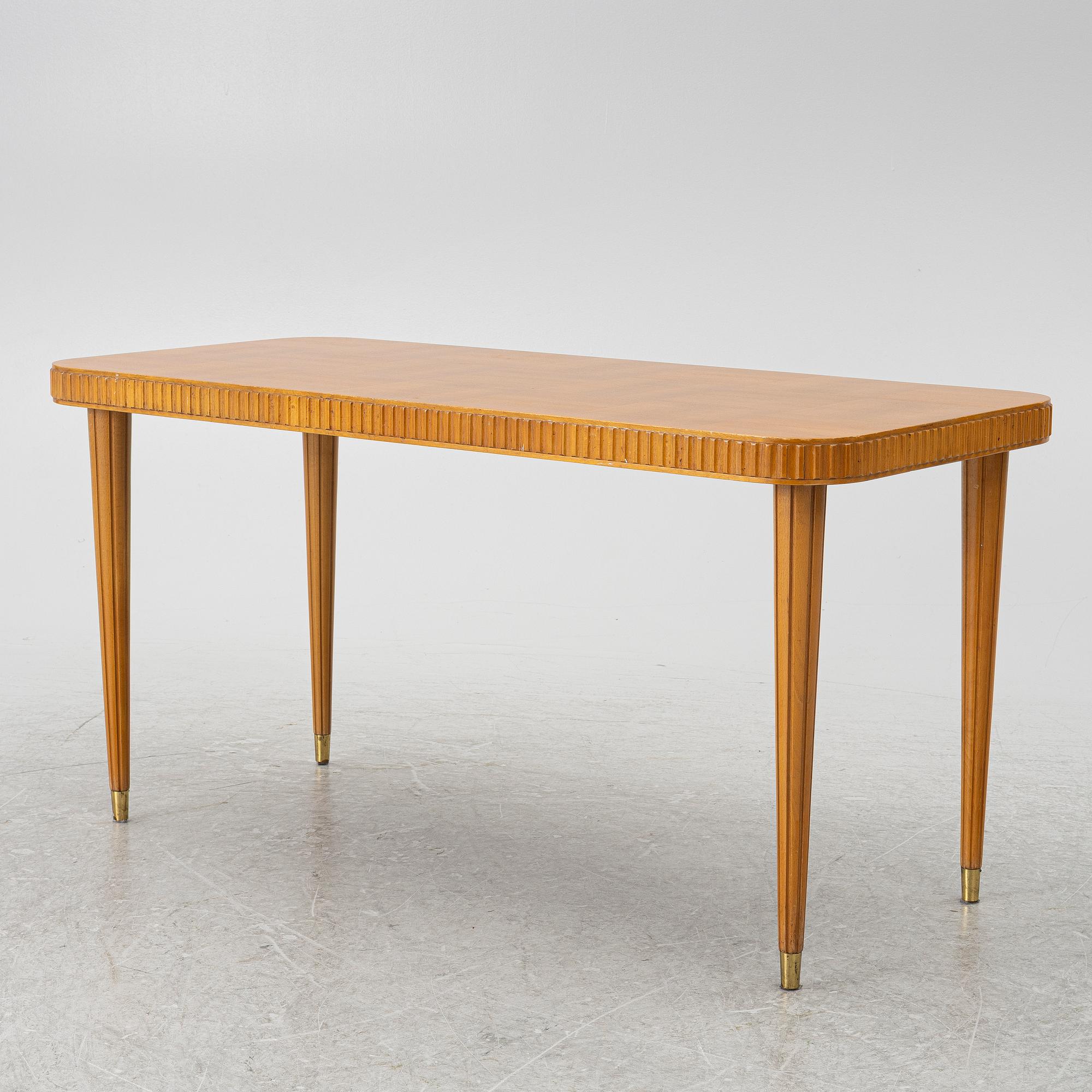 A Swedish Modern coffee table, 1940s.