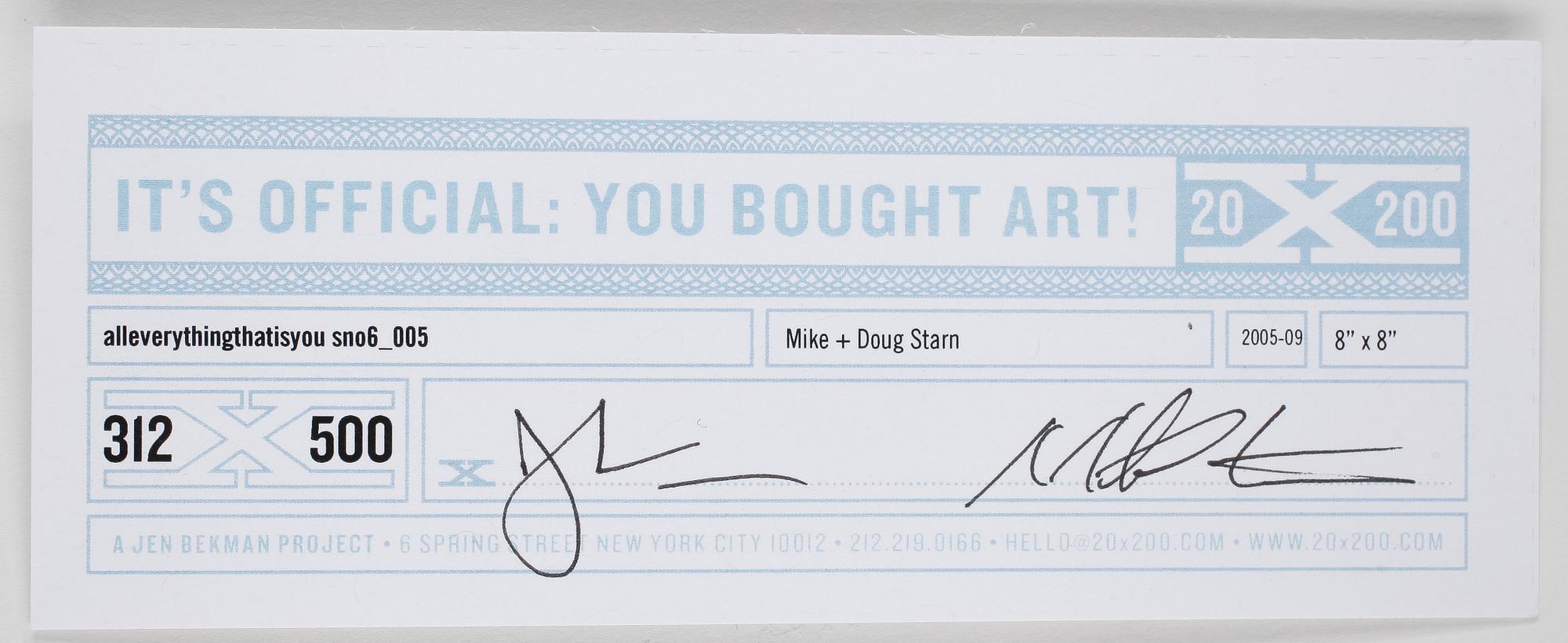 MIKE & DOUG STARN (STARN TWINS), archival pigment print, signerad, numrerad 312/500.