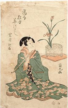 TRÄSNITT, JAPAN, 5 st, 1800-tal.