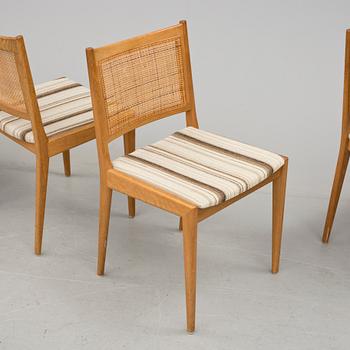 STOLAR, 4 stycken, Karl-Erik Ekselius för Firma J O Carlsson, Vetlanda, 1950/60-tal.