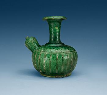 1241. A green glazed kendi, Ming dynasty.