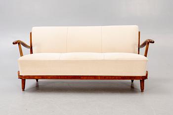 A Svante Skogh 1940s sofa Förenade möbelfabrikerna Linköping.