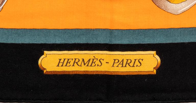 Hermès, sjal "Harnais de Cour".