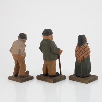 Herman Rosell, 3 st skulpturer, 1931.