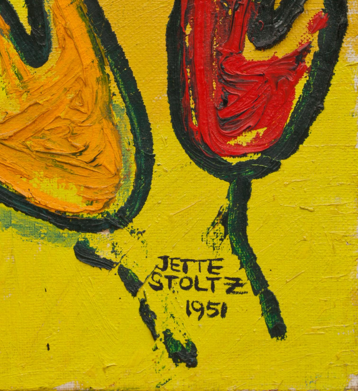 JETTE STOLTZ, olja på duk, signerad och daterad 1951.