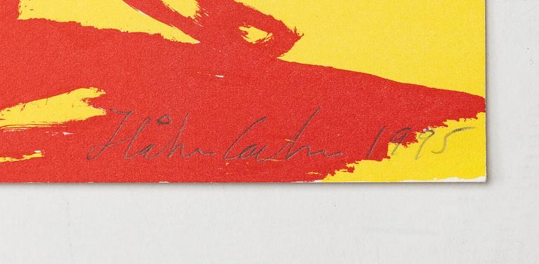 Mapp, 4 litografier,"5Th IAAF World Championships in Athletics Götebog 1995".