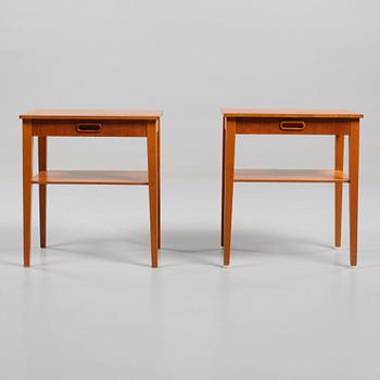 SÄNGBORD, ett par, Sverige, 1950/1960-tal.