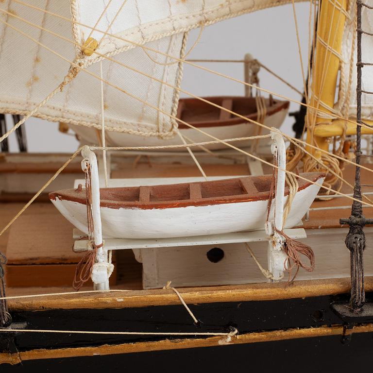 A ship model after the clipper The Flying Cloud, 20th Century.