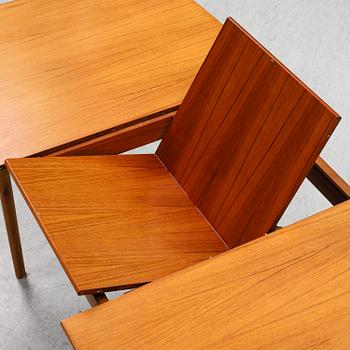 A teak dining table, Furniture by McIntosh, 1960's.