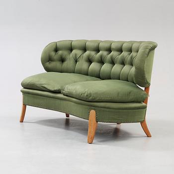 A set of Otto Schulz sofa and a pair of armchairs, model 'Schulz', Jio Möbler, Jönköping, Sweden.