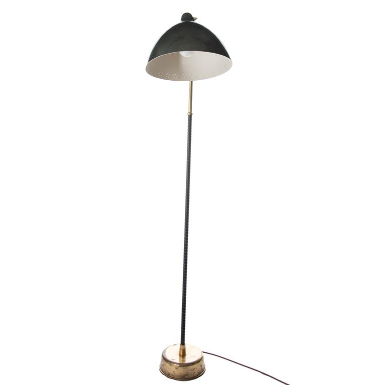 LISA JOHANSSON-PAPE, FLOOR LAMP. Manufactured by Orno. Late 1940s.