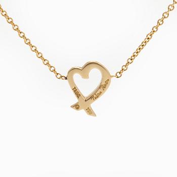 Tiffany & Co, Paloma Picasso, kaulakoru, "Loving Heart", 18K kultaa.