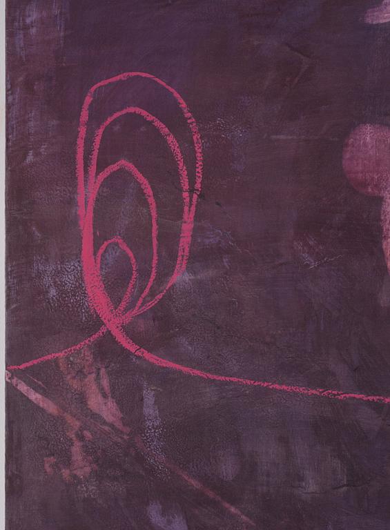 Jette L Ranning, signed and dated 2002 verso. Triptych. Oil on canvas.