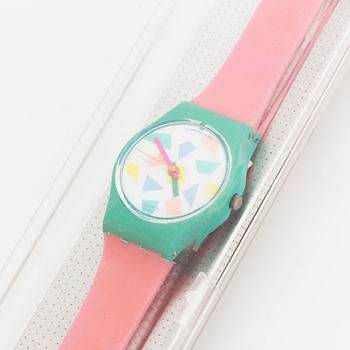 Swatch, Pink Lolly, wristwatch, 25 mm.