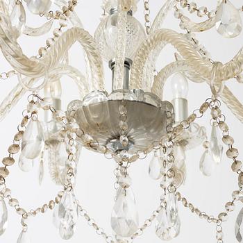 Chandelier, Venetian style, 20th century.