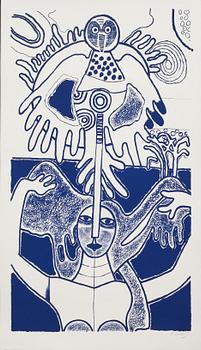 BEVERLOO CORNEILLE, färgserigrafi, signerad, numrerad HC och daterad- 85.