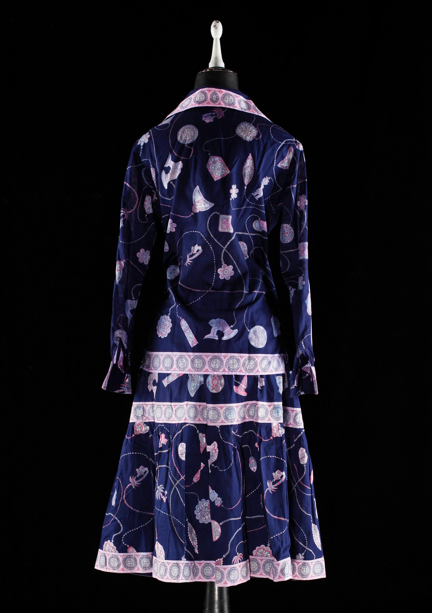 EMILIO PUCCI, kjol samt blus.