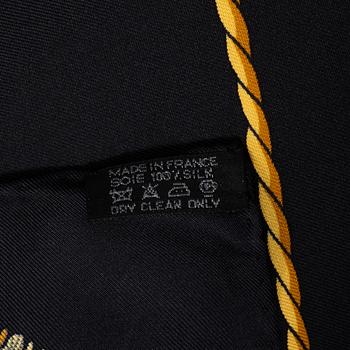 Hermès, scarf, "Vue du Carosse de la Galère La Réale".